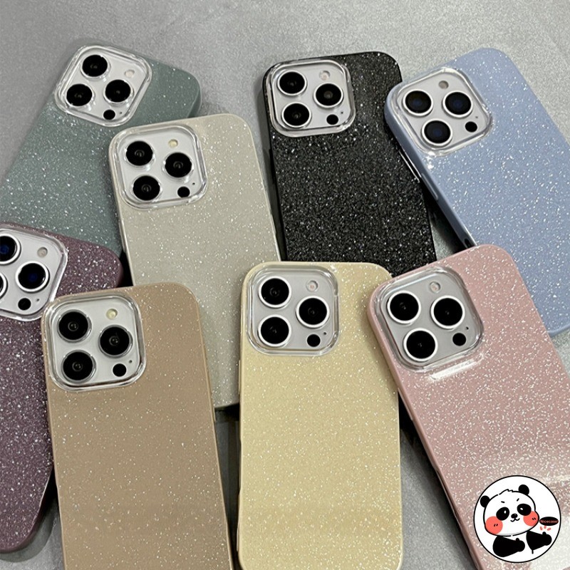 Ốp Lấp Lánh Sáng Bóng Cho OPPO A6 GT A6C A6i Plus A6S A6T A6V A6X A6K A6L Reno 15 Pro Max Mini F33 F31 Pro Plus K14X 5G 4G Ốp Lưng Màu Kẹo Dễ Thương Đơn Giản Cứng IMD Vỏ Điện Thoại