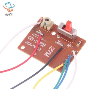 Bảng điều khiển từ xa 4CH RC Bộ phát và thu PCB mạch 27 MHz có hệ thống vô tuyến ăng-ten cho ô tô VN