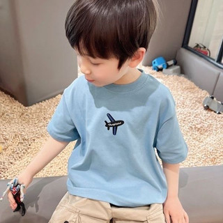 Áo Thun Bé Trai Tay Ngắn In Hình 100% Cotton Mùa Hè Phong Cách Mới Quần Áo Trẻ Em Áo Trẻ Em Nửa Tay