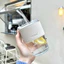 Cốc Thủy Tinh 400ML Bọc Da Cao Cấp Tặng Kèm Nắp Đậy Và Ống Hút-GIOVA