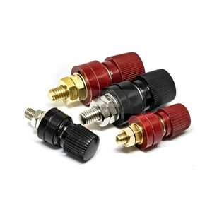 333 / 555 Loại Đầu Nối Biến Tần Kẹp M6M8 Chịu Nhiệt Độ Cao 6 / 8MM Đồng Nguyên Chất Mạ Vàng Cao Dòng Điện Dây Nhà Ga