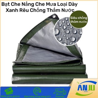 Bạt Che Nắng Che Mưa Loại Dày Xanh Rêu Chống Thấm Nước, Che nắng mưa, sân vườn, cây cảnh, trồng trọt