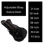 Túi đàn guitar CODECOVED, Ba lô đàn guitar vải Oxford chống thấm nước, Dây kéo màu đen chống sốc Dây đeo có thể điều chỉnh Dây đeo vai đơn Túi đựng dụng cụ