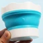 Máy giặt cọ sơn TUYỆT VỜI, Xô giặt gấp di động có thể gập lại, Xô cọ Mini silicon có độ bền cao để sơn dầu Sơn mặt