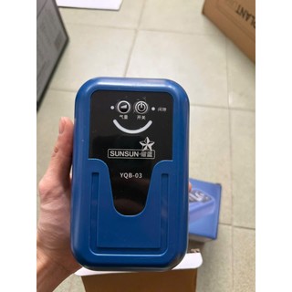 Máy sủi Oxy SUNSUN YQB tích điện siêu êm, 3.5w ~ 8w, máy sủi mạnh mẽ