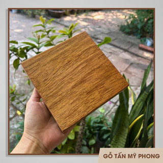 Miếng Gỗ Vuông Decor, Trang Trí Gỗ Tự Nhiên, Kệ Vuông Đặt Cốc, Kê Cây, Đế Đèn, Chân Đèn, Đôn gỗ