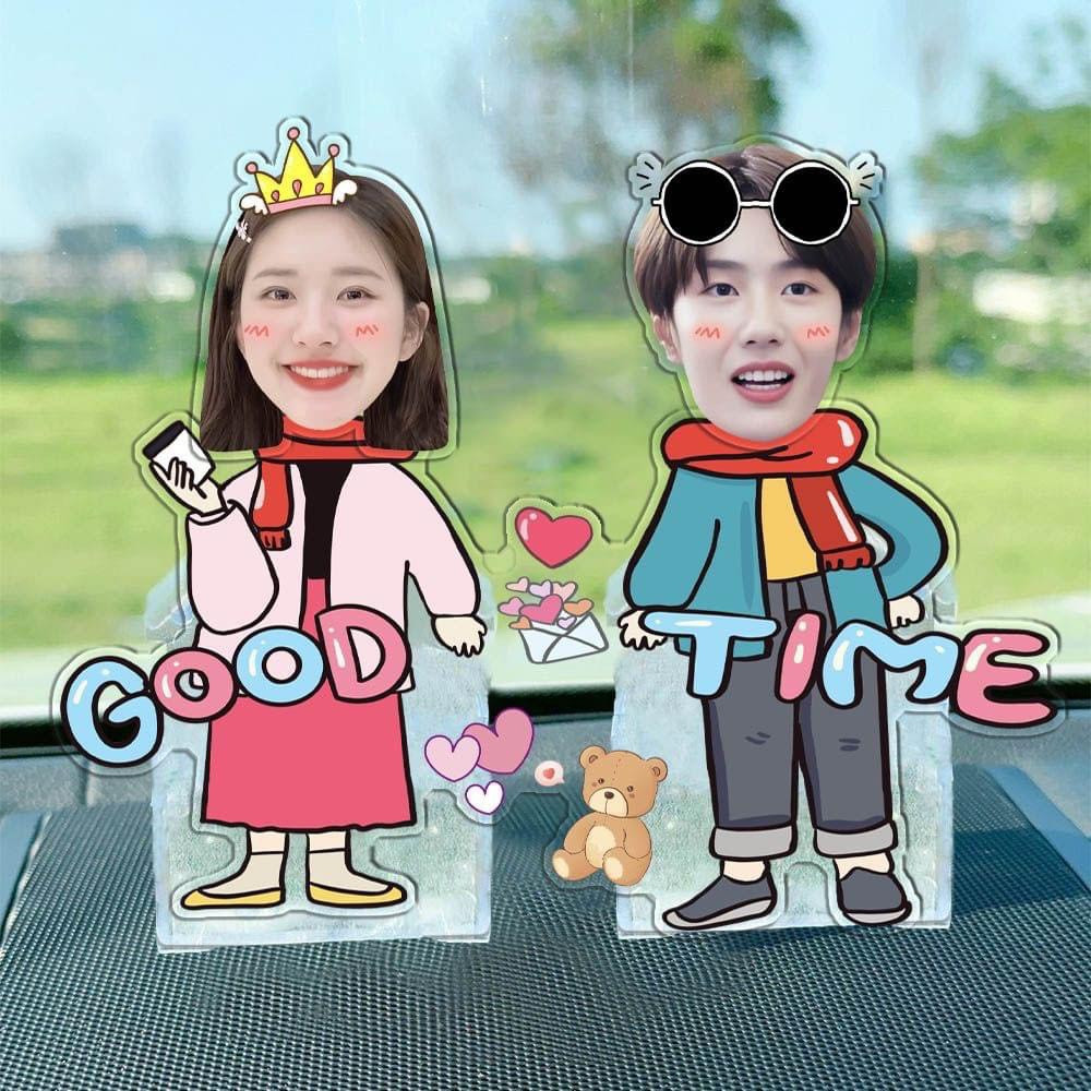 Standee Cặp đôi lắc đầu 2 động cơ - Quà tặng Sango