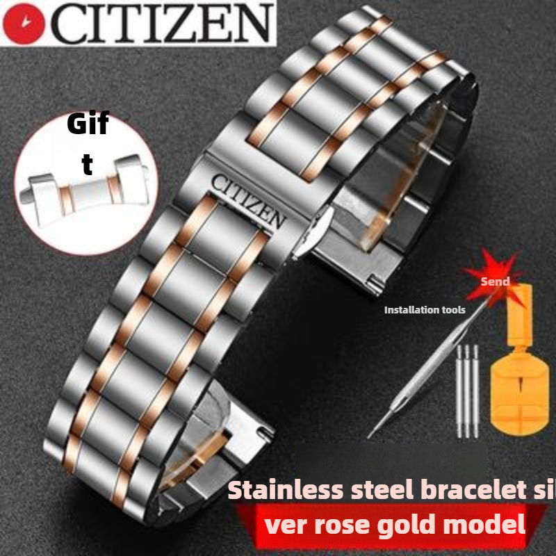 20mm Cinturino IN Pelle Cinturino Chiusura Realizzato Per CITIZEN ECO DRIVE