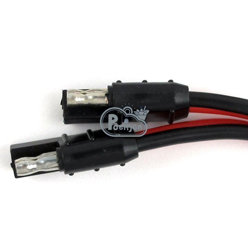 1 Cặp Dây Nguồn DC Cho Motorola Repeater Đài Phát Thanh Di Động CDM1250 GM300 GM3188 A228 30cm