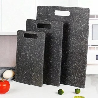 SOULSPACE Thớt PP hai mặt kháng khuẩn, kết cấu đá cẩm thạch, chống trơn trượt, cấp thực phẩm, an toàn máy rửa bát