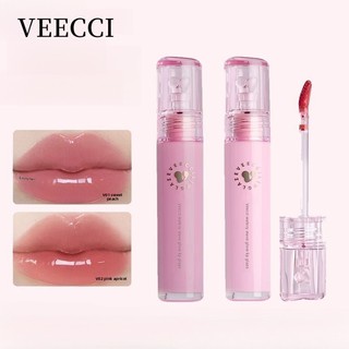 Son bóng gương sóng nước VEECCI cung cấp dưỡng ẩm lâu trôi và không dễ bị đổi màu Nó là bóng môi thủy tinh có bóng môi màu đỏ