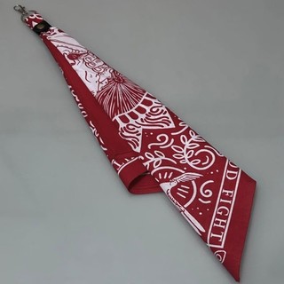 Khăn choàng Polyester mềm thời trang CAPA có móc khóa trang trí Bandana để mặc hàng ngày