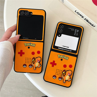 Vỏ silicon 3D Pokémon Poke Balls Charmander cho Samsung Galaxy Z Fold 7 6 5 4 3 Z Flip 4 5 6 7