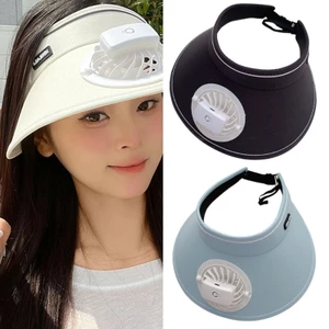 Mũ làm mát có thể sạc lại PCF * Mũ làm mát năng lượng mặt trời với vị trí quạt có thể điều chỉnh