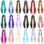 THEGIRL8B Halloween Cosplay Tóc Giả, Chịu Nhiệt Gothic Tóc Tổng Hợp Dài, Nhiều Lớp Tự Nhiên Đỏ Tím Anime Thẳng Tóc Nữ
