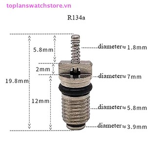 Toplanswatchstore 10 Cái AC R134A Van Ô Tô Điều Hòa Không Khí Kim Chịu Nhiệt Bộ Sửa Chữa Xe Ô Tô Phụ Kiện VN