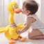 Đồ chơi sang trọng vịt điện FUHUIOT, Phiên bản tiếng Anh Vịt nhảy múa nhảy múa Vịt nói, Ghi âm lặp lại những gì bạn nói Hát lặp đi lặp lại Vịt nói Quà tặng trẻ em