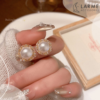 Khuyên tai nữ bông tai retro phong cách cổ điển nhẹ nhàng Larme accessories -KT0295