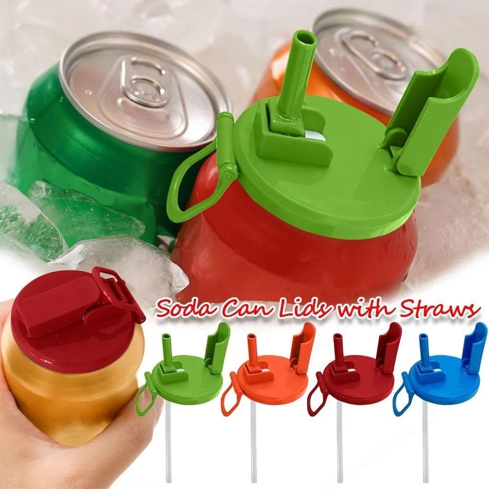 Nắp lon Soda SIMPLEAID, Nắp cốc Ống hút nhựa Soda ​Vỏ có thể, Bia chống bắn nước thay thế chất lượng cao có thể chứa Soda cho đồ uống đóng hộp