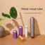 Ống hít hương liệu SUNKISSD, Ống hít mũi nhôm thay thế 5ml, Ống rỗng màu du lịch cho tinh dầu