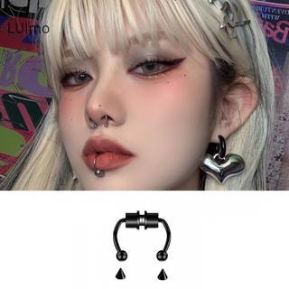 Luimo Thời Trang Thép Titan Đa Năng Kẹp Môi Tai Kẹp Bông Tai Dành Cho Nam Nữ Unisex Punk Thoáng Mát Hip-hop Chống Xuyên Trang Sức SBS
