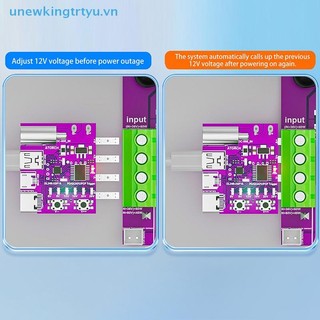 Unewtyu Type-C PD3.1 Giao Thức Bảng Kiểm Tra 4 Dây Đồng Hồ Đo Điện Áp Deceiver Bộ Sạc 140W Công Cụ Lão Hóa Cho Máy Kiểm Tra Tải DL24 VN