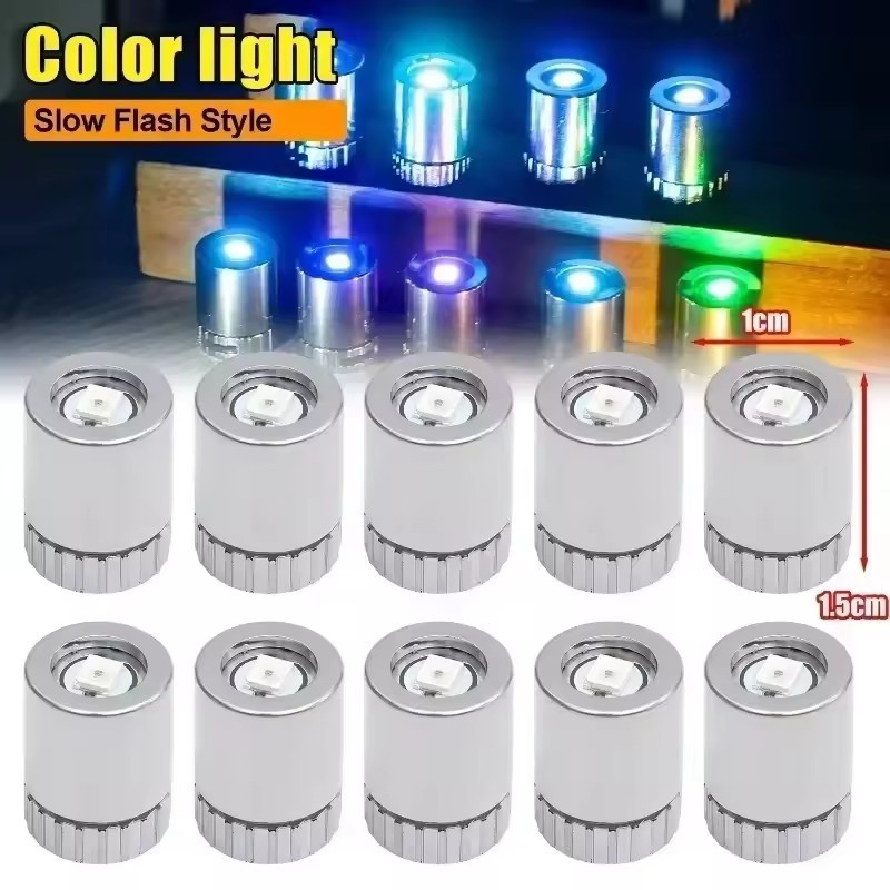 10 Bóng Đèn Led Thu Nhỏ - Đèn Thay Thế - Bóng Đèn Hoạt Động Bằng Pin - Đèn Pin Cắm Trại Trang Trí Thủ Công - Chiếu Sáng Thủ Công Trang Trí Dạ Quang