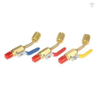 Chất Làm Lạnh 1 Màu Mã Hóa R410A R134A Van Tắt Cho AC HVAC Ống Sạc Lạnh
