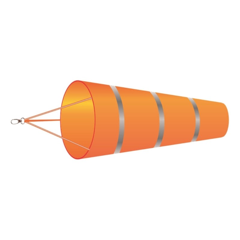 PPY Treo Ngoài Trời Hướng Gió Tất Gió Phản Quang Windsock Cho Sân Vườn Và Sân Nhà Trang Trí Nhựa Huỳnh Quang Thời Tiết