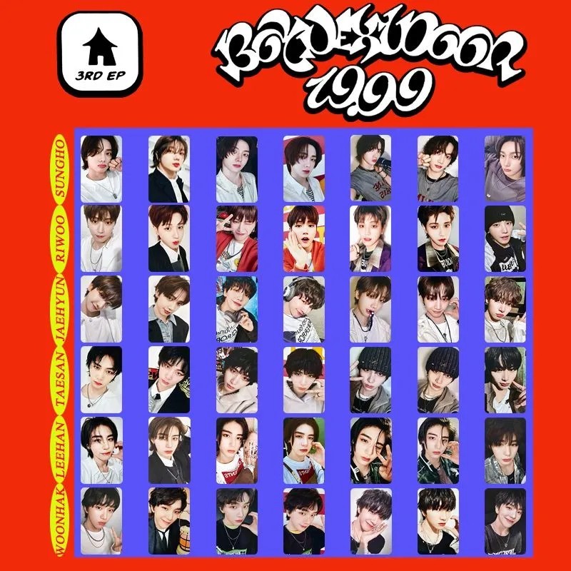6-7 Chiếc BOY NEXT CỬA 2025 SEASON 'S GREETING Photocards 19,99 Nice Guy Lomo Cards BOYNEXTDOOR SUNGHO RIWOO JAEHYUN TAESAN LEEHAN WOONHAK Kpop Hologram Bưu Thiếp YM