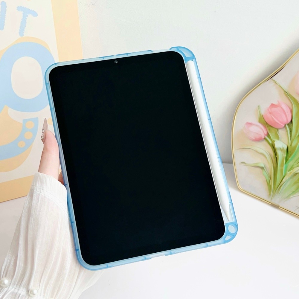 Vỏ Mềm Trong Suốt Họa Tiết LinaBell Cho IPad Mini 4 5 6 7 8 9 10 11 A16 Air2 Air3 Air4 Air5 10.9 "IPad10.2" Pro11 Air M2 M3 M4 Pro 11 13 2024 2025 Bao Khe Cắm Bút Chì