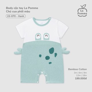 La pomme SS25 BST sơ sinh La Pomme Người bạn ú òa - Xanh cho bé T6.0