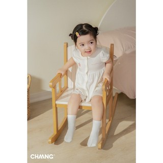 Chaang SS2025 Bộ cộc cúc giữa Bloom cho bé T6.0