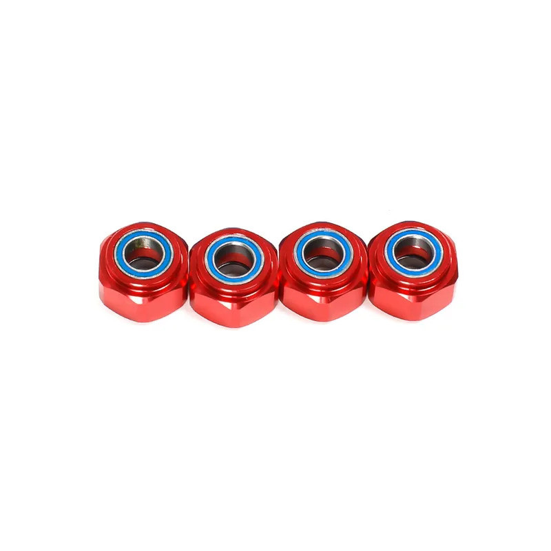 2 Chiếc Nâng Cấp Nhôm Bánh Trước Lục Giác Adapter Có Vòng Bi Cho Xe TAMIYA DT-03 RC