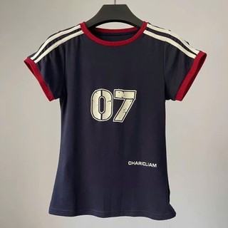 Áo kiểu dáng croptop babytee tôn dáng xanh than 07