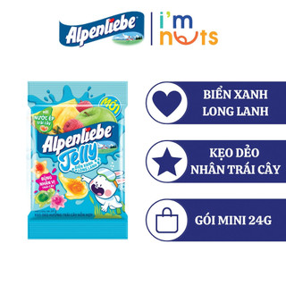 Combo 10 gói Kẹo dẻo Chupa Chups 24g đủ vị Alpenliebe Cầu vồng Sour Bites
