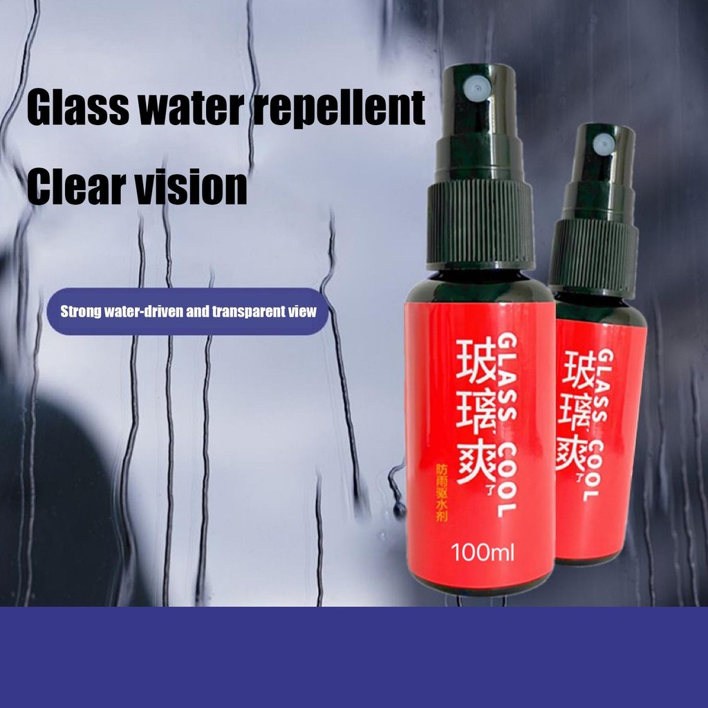 Xịt chống nước ô tô chất lượng cao Lớp phủ Nano Chất chống mưa cho gương chiếu hậu kính lâu trôi Chống mài mòn Tầm nhìn trong suốt pomervn