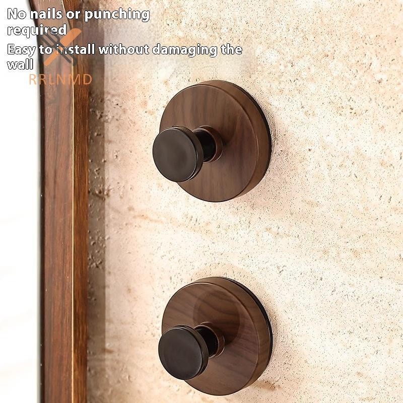 RRLNMD 1 / 2 / 4 Móc Cửa Hạt Dính Phòng Tắm Giá Treo Khăn Không Khoan Treo Tường Móc Treo Áo Cho Nhà Bếp MỚI