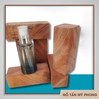 Gỗ Hương 4x4x12cm, miếng gỗ làm Resin Handmade, trang trí decor, ốp tường, kê chân tủ giường
