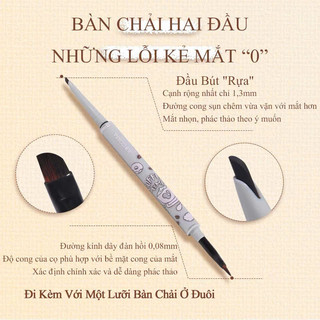 [ VEECCI] Bút Kẻ Mắt VEECCI, Bút Kẻ Mắt Ngòi 1.3mm Màu Đen Mờ Tự Nhiên Không Thấm Nước Và Lâu Trôi 50mg