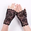 YRBWD Fishnet Găng Tay, Nửa Ngón Ren Hoa Hồng Lưới Găng Tay, Cosplay Đảng Đầm Punk Hip Hop Biểu Diễn Găng Tay Quà Tặng