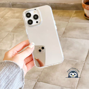 Vỏ Trong Suốt Gương Mỹ Phẩm Đơn Giản Cho Realme C63 C61 C67 C65 C55 C53 C51 C35 C33 C30 C25S C25Y C21Y C17 C15 C12 C1 7i Q5i U1 F9 V23 Vỏ Điện Thoại Mềm Chống Sốc Ốp Lưng