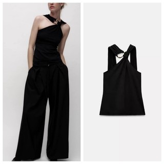 ZA Solid Color Versatile Collar-Style Fitted Back Cover 4938106