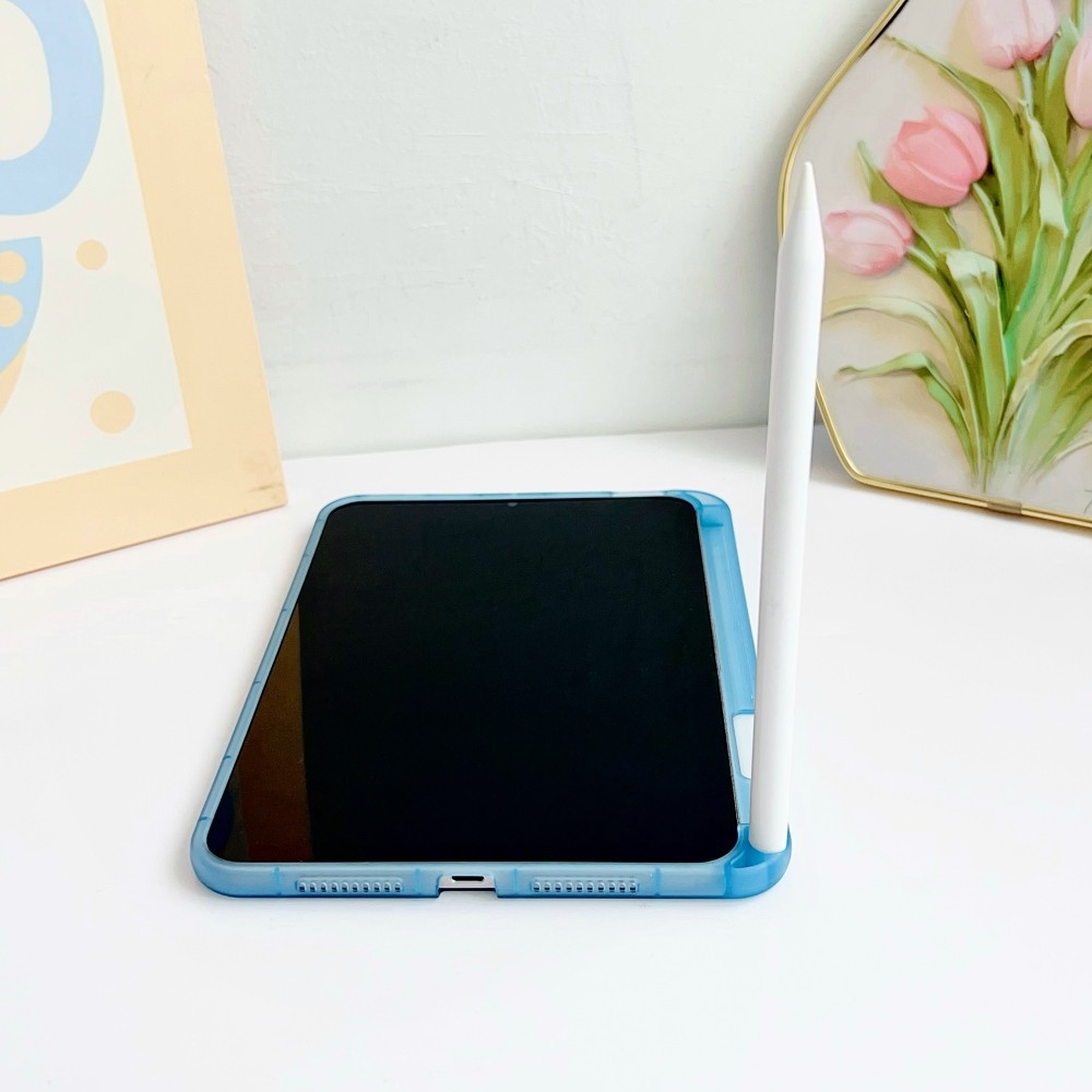 Vỏ Mềm Trong Suốt Họa Tiết LinaBell Cho IPad Mini 4 5 6 7 8 9 10 11 A16 Air2 Air3 Air4 Air5 10.9 "IPad10.2" Pro11 Air M2 M3 M4 Pro 11 13 2024 2025 Bao Khe Cắm Bút Chì