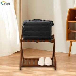 Giá Đựng Hành Lý Gấp Vali Di Động 68x45x55cm x Hình Xây Dựng Với Dây Nylon Cho Phòng Ngủ Khách Sạn