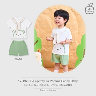 La pomme SS25 BST Bộ cộc mùa hè kids cho bé T6.0