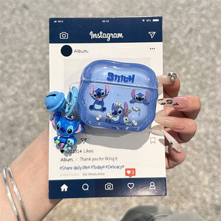 Stitch cho AirPods 1 / 2 3 Pro Pro2 pro3 Airpod4 Bộ tai nghe Vỏ bảo vệ Bluetooth không dây AirPods Pro i3 i4 pro3 Vỏ bảo vệ tai nghe