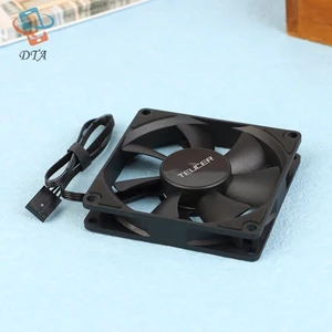 Quạt khung gầm Teucer UT-8015 8CM Mỏng 15mm Độ mỏng 12V / 4Pin Vòng bi chất lỏng PWM 1200-3000rpm Vỏ PC Máy thông gió làm mát VN