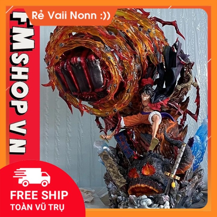 PVC LUFFY RED ROC - MONKEY D STUDIO 23CM BL | Shopee Việt Nam