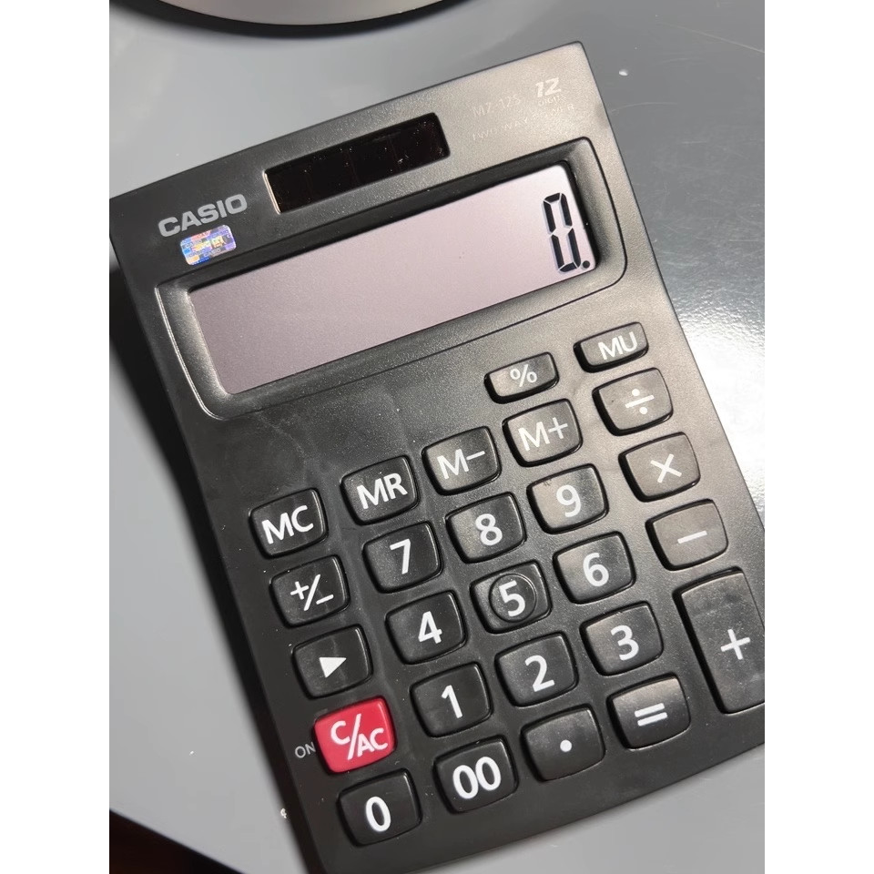 Máy tính văn phòng doanh nghiệp Casio GZ-12S Máy tính kế toán và quản lý tài chính Máy tính sành điệu